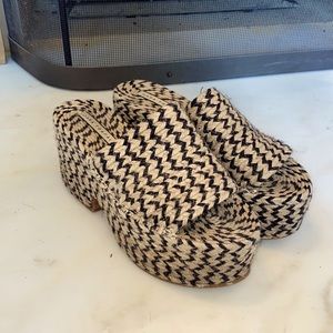 Zara espadrille wedge